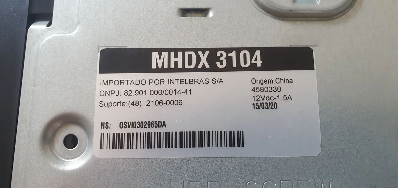 DVR 4 CANAIS INTELBRAS HD500 2 MESES DE USO - Foto 3