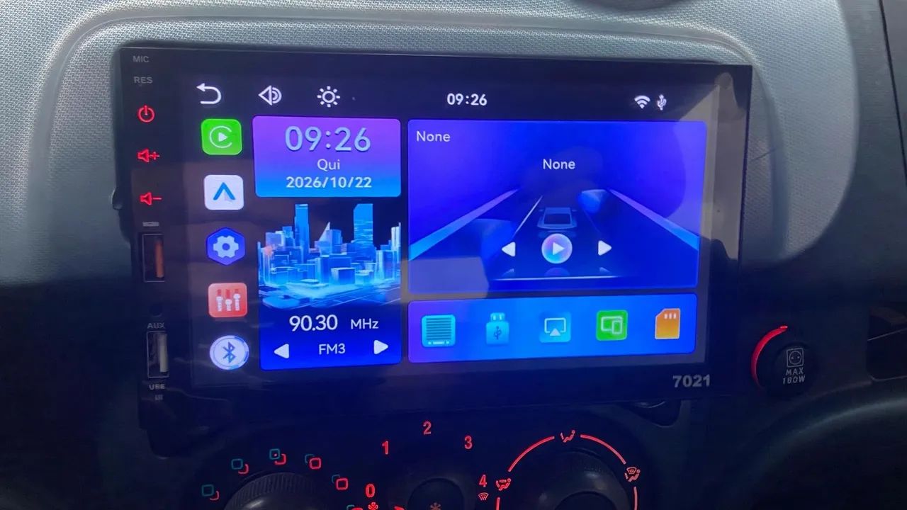 Som Multimídia Automotivo Tela 7? Polegadas!(carro,car play,vídeo,áudio,bluetooth,USB)? - Foto 3