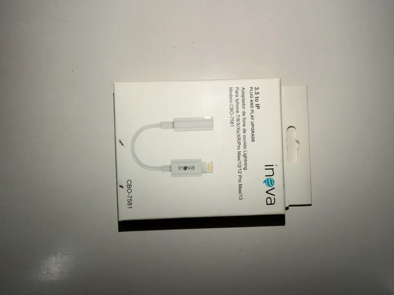 Adaptador de fone para iPhone 