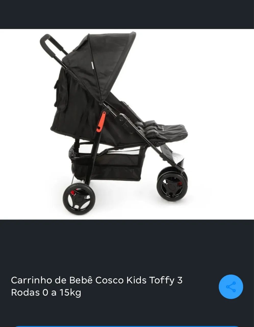 Carrinho de bebê e Cadeira de alimentação  - Foto 2