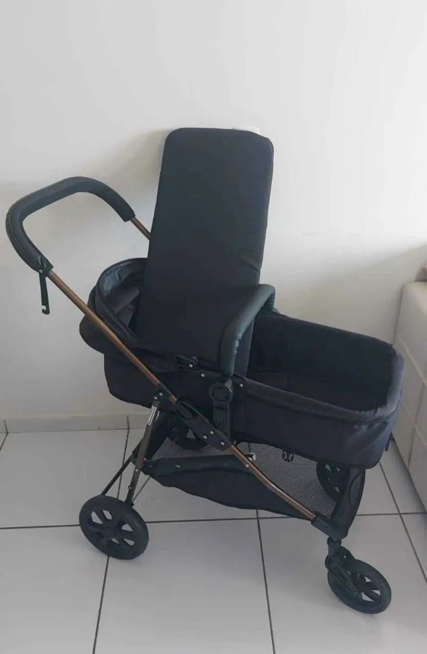 Carrinho de bebê + Bebê Conforto - Foto 4