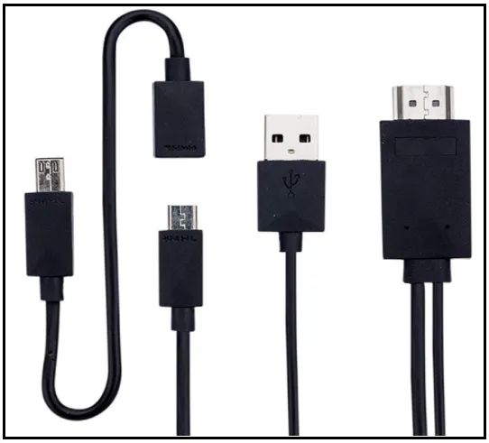 Cabo MHL para HDMI - Micro USB para HDMI - Foto 2