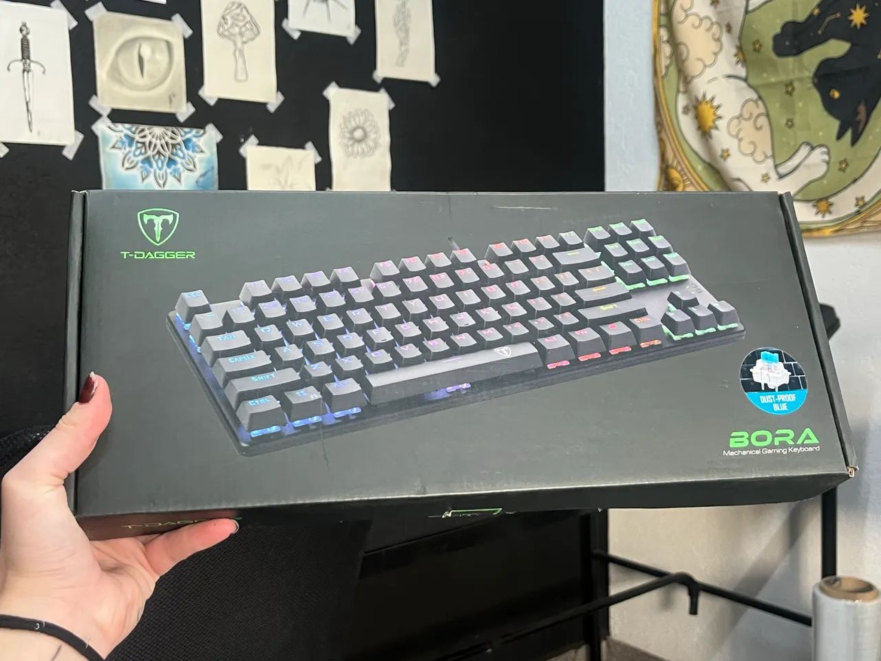Teclado Gamer T-DAGGER BORA - Foto 5