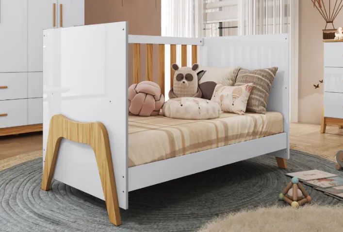 Quarto Infantil Guti Retro, 100% MDF - Peroba - Foto 3