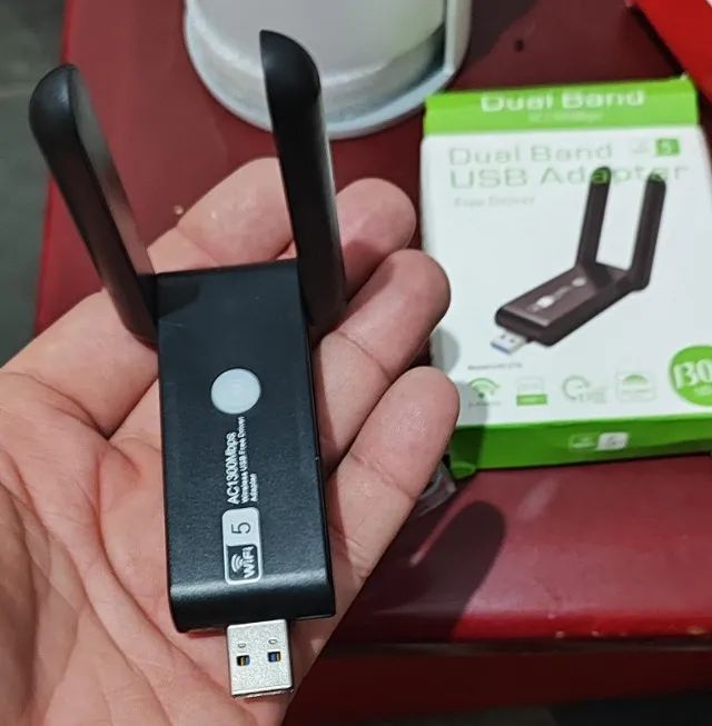 Adaptador Wi-Fi USB 3.0 Dual Band 1300Mbps - Foto 2