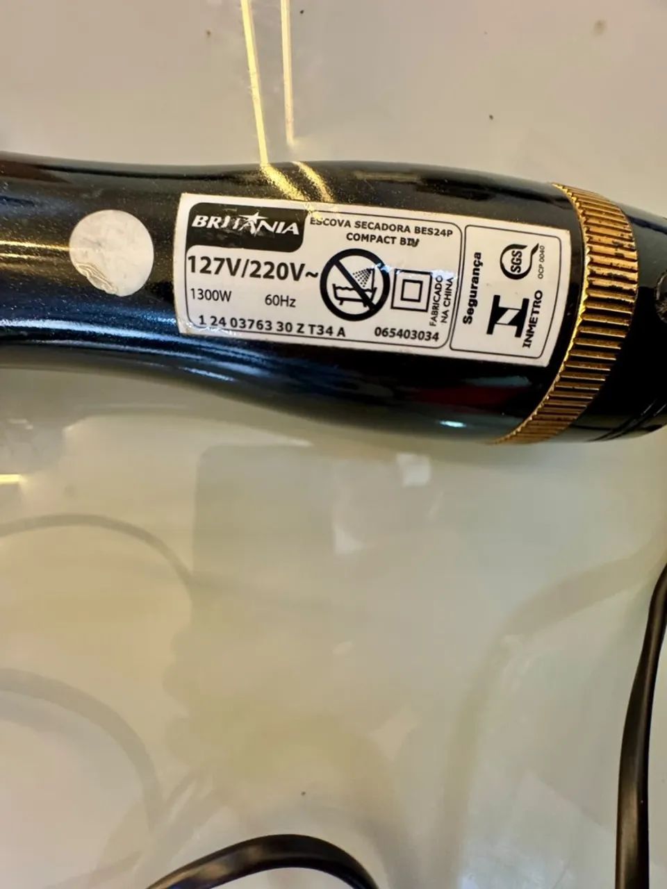Escova secadora Britânia bivolt 1300 - Foto 3