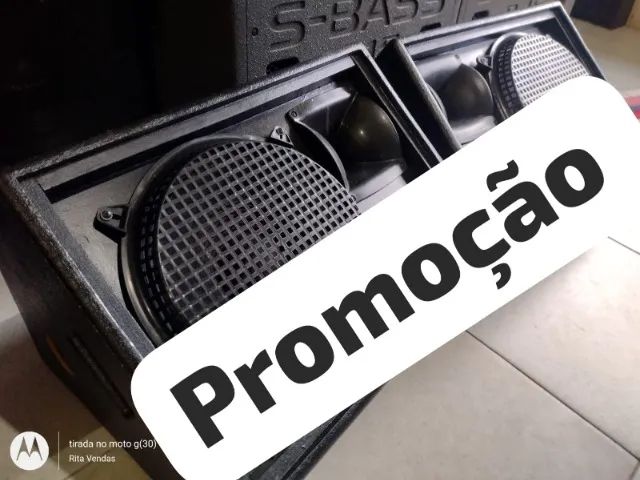 Par de retornos 12 polegadas, ambiente de pequeno e medio porte, 150w cada - Foto 5