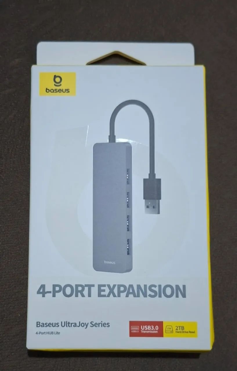 HUB Usb Baseus 4 portas USB 3.0