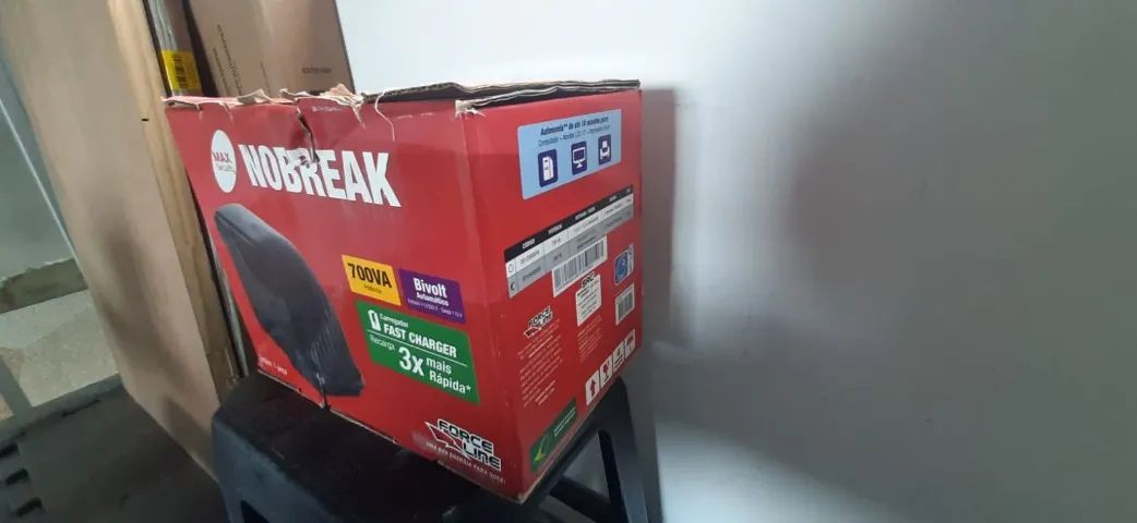 Nobreak Forceline 700VA Preto Proteção Eletrônicos Office