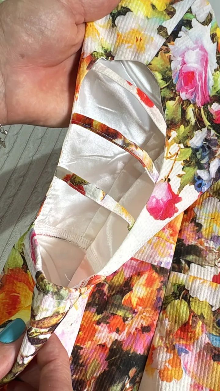 Vestido Presage estampado com bojo - Foto 2