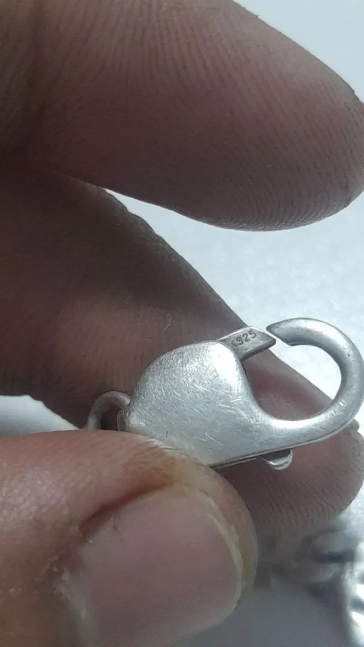 Pulseira Prata Cifrão 925 - Foto 3