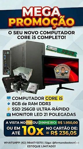 PC Office i5 completo 