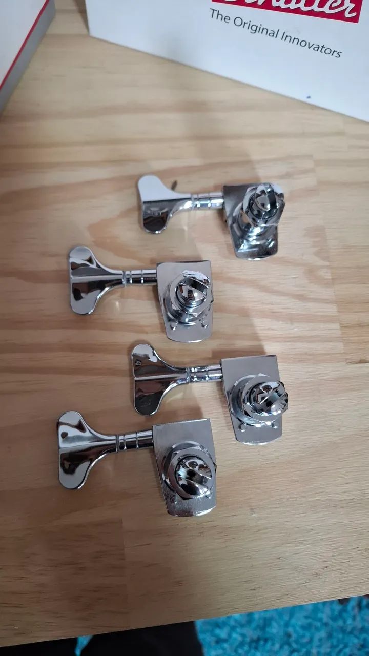 Tarraxas Schaller M4S Light esquerda baixo cromadas  - Foto 2