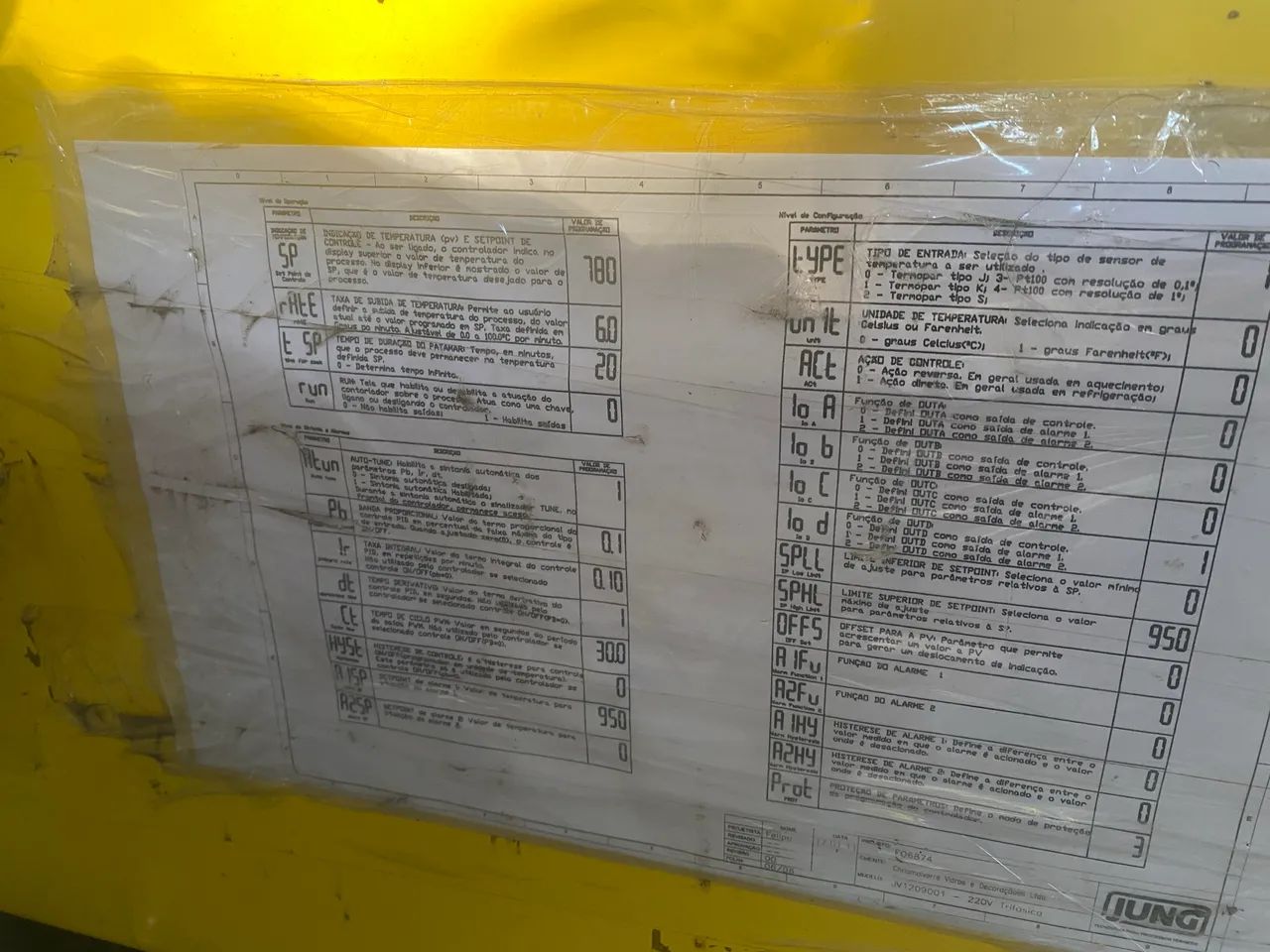 Forno de alta temperatura, fusing