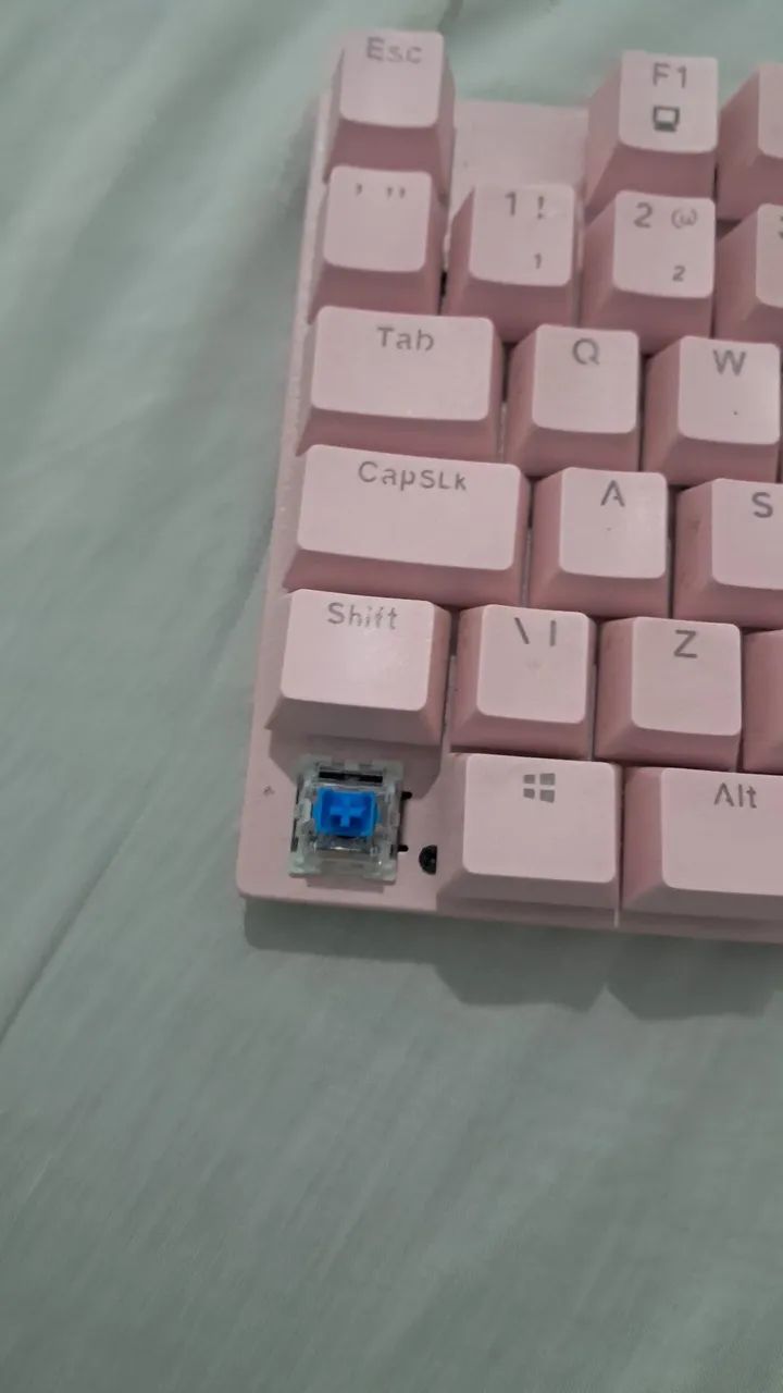 Teclado mecanico switch blue - Foto 3