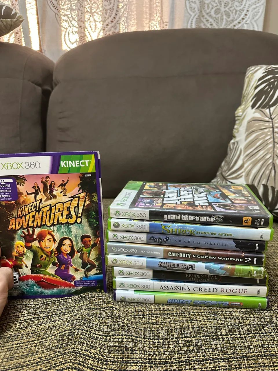 XBOX 360 SLIM+ KINECT +JOGOS - Foto 3