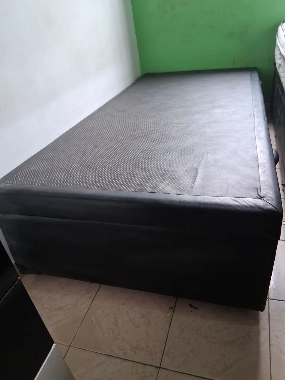Cama box com baú de solteiro com colchão  - Foto 2