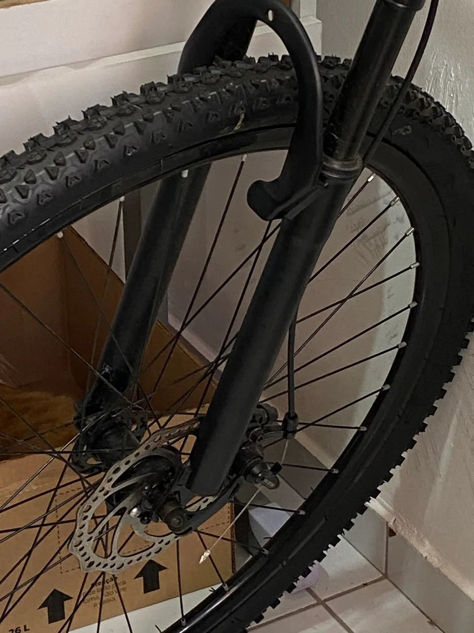 Bicicleta Absolute Aro 29 Feminina Azul/Rosa - NOVA, SEM USO - Foto 3