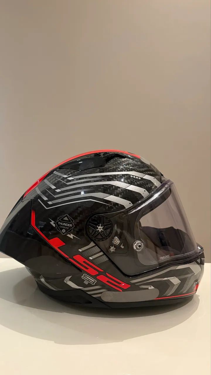 Capacete LS2 Thunder Carbono 58 - Foto 2