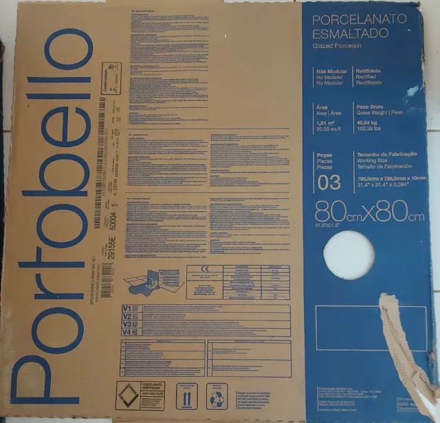 Portobello Spezia Bianco Polished Porcelain Tile 80x80 cm – 2 Boxes