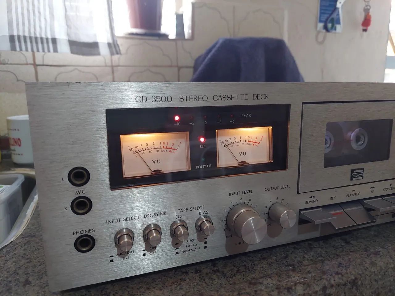 Tape deck Gradiente CD 3500,leia  - Foto 3