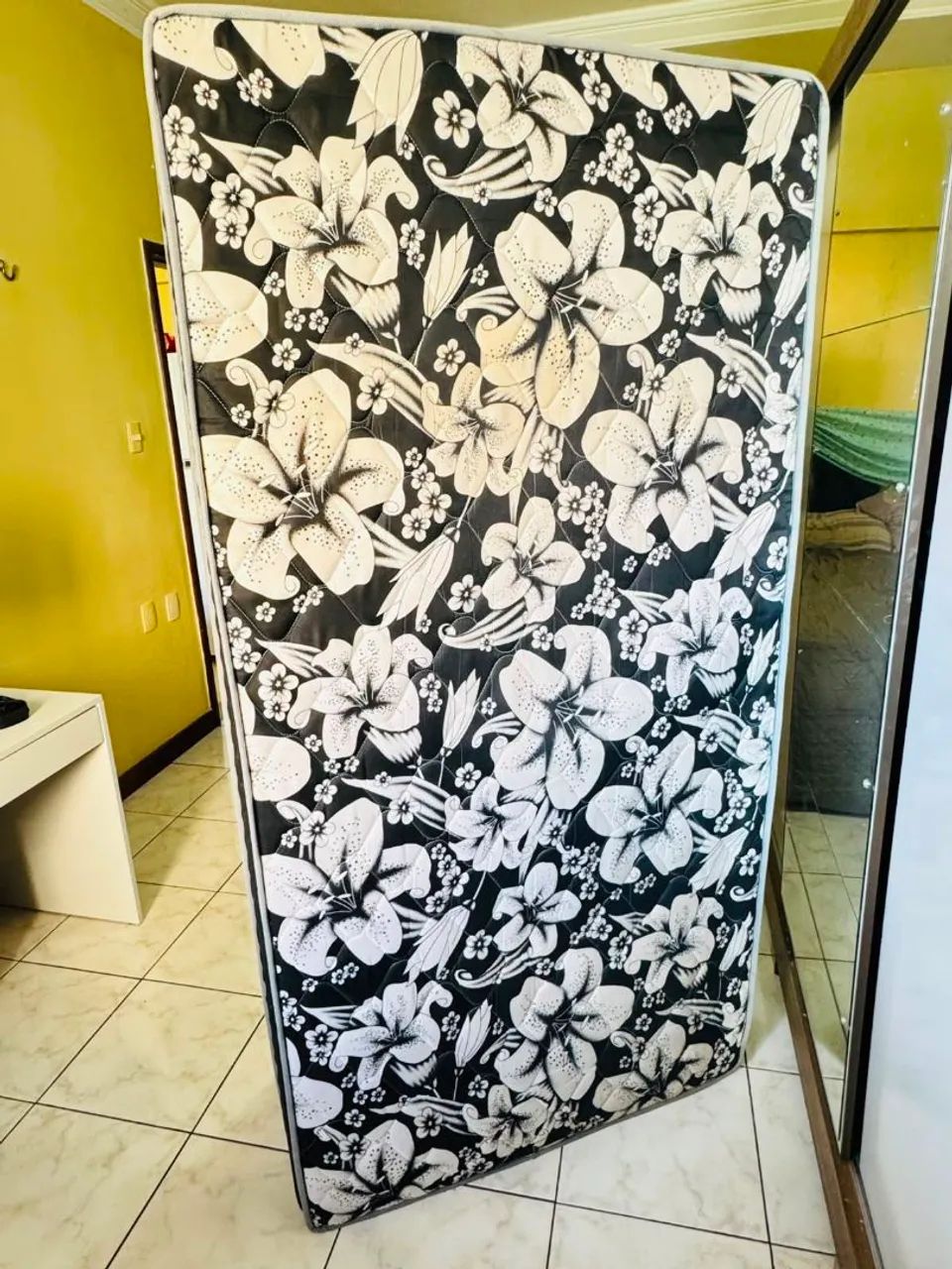 Cama box solteirão colchão  - Foto 4