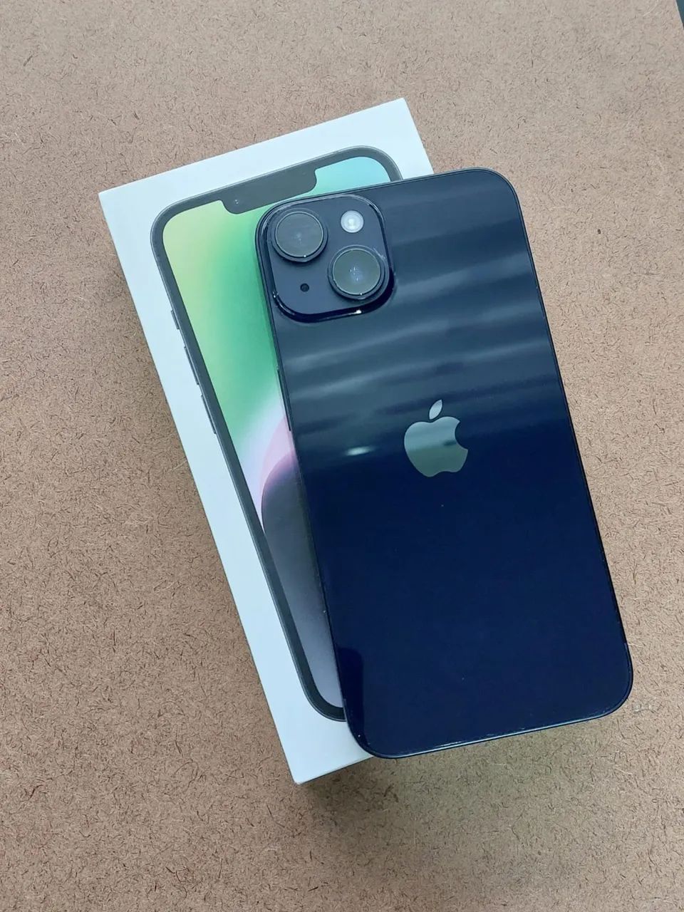 iPhone 14 azul, sem riscos ou troca de peças  - Foto 2