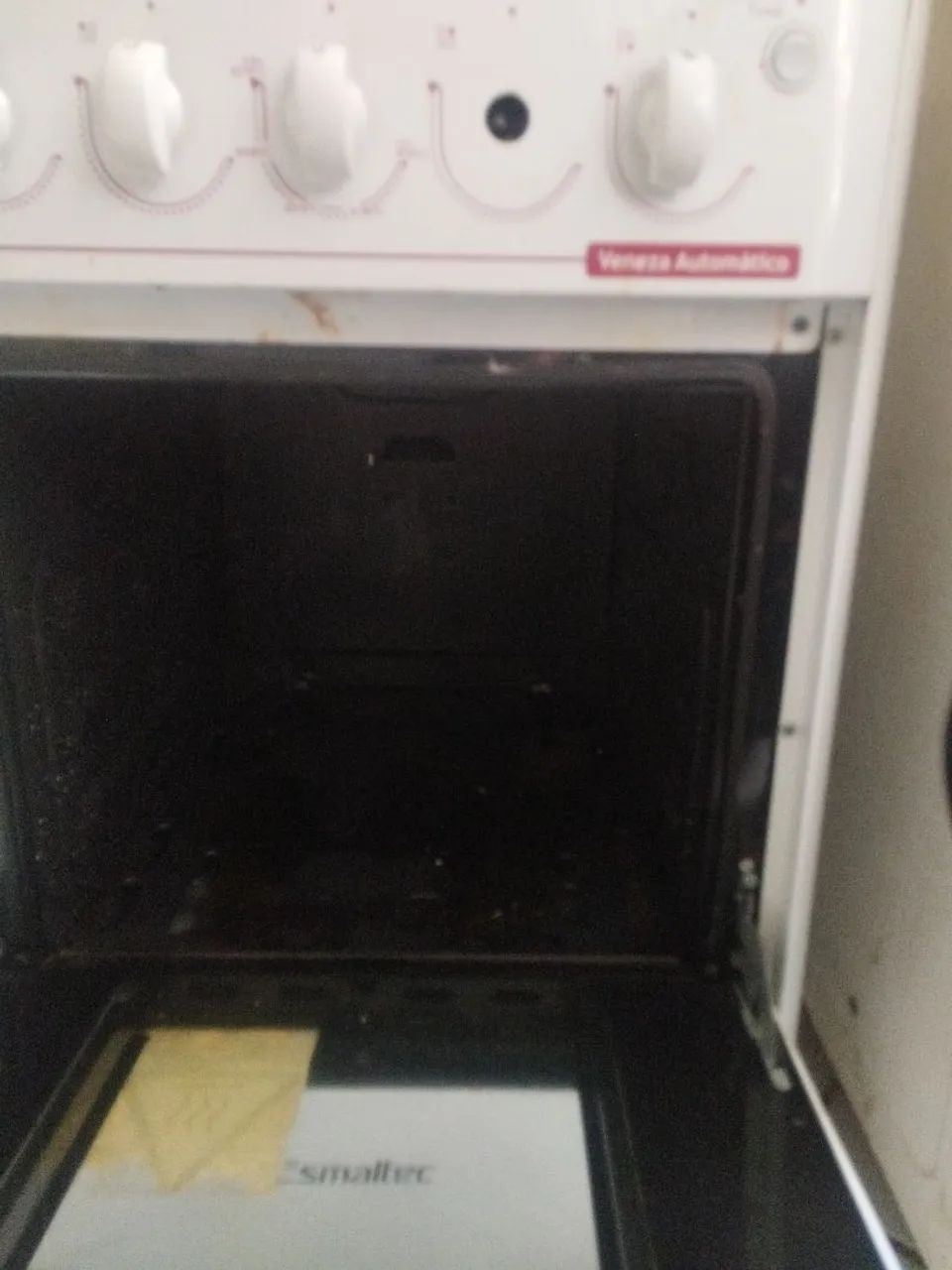 Fogão 4 bocas 3 funcionando perfeitamente forno super quente apenas busca  - Foto 2