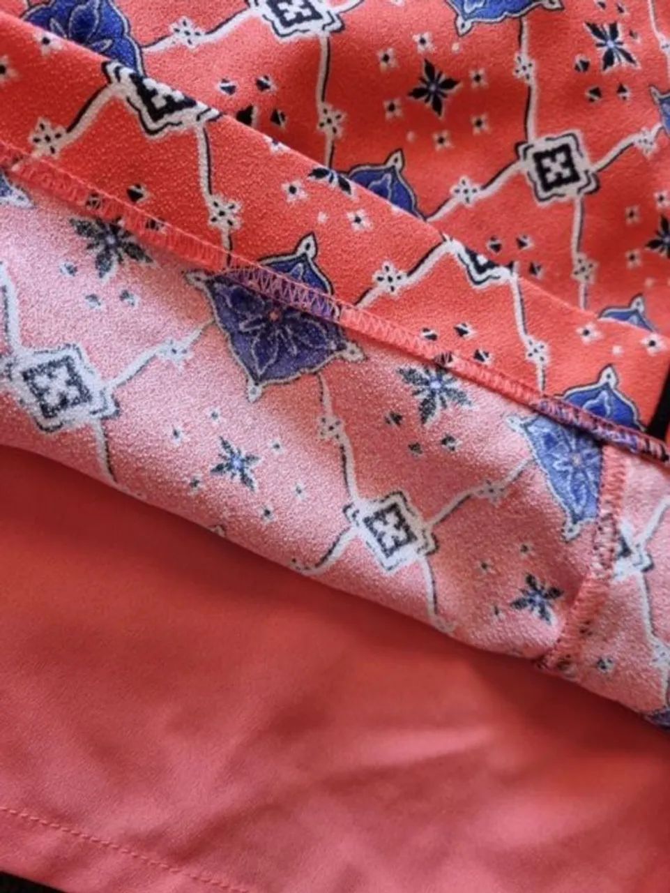 saia estampa floral com forro P forever 21. - Foto 4