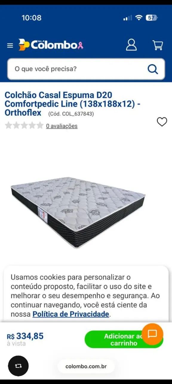 CAMA BAU CASAL + COLCHÃO CASAL USADOS - Foto 2