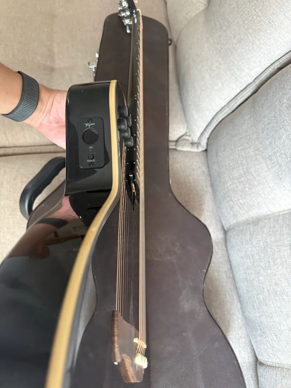 Violão Tagima Modena Aço + case sob medida - Foto 4