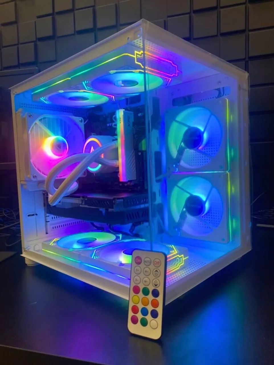 Pc gamer Ryzen 7 2700X 32gb ram Nvme 1TB RTX 3050 6GB- Loja física