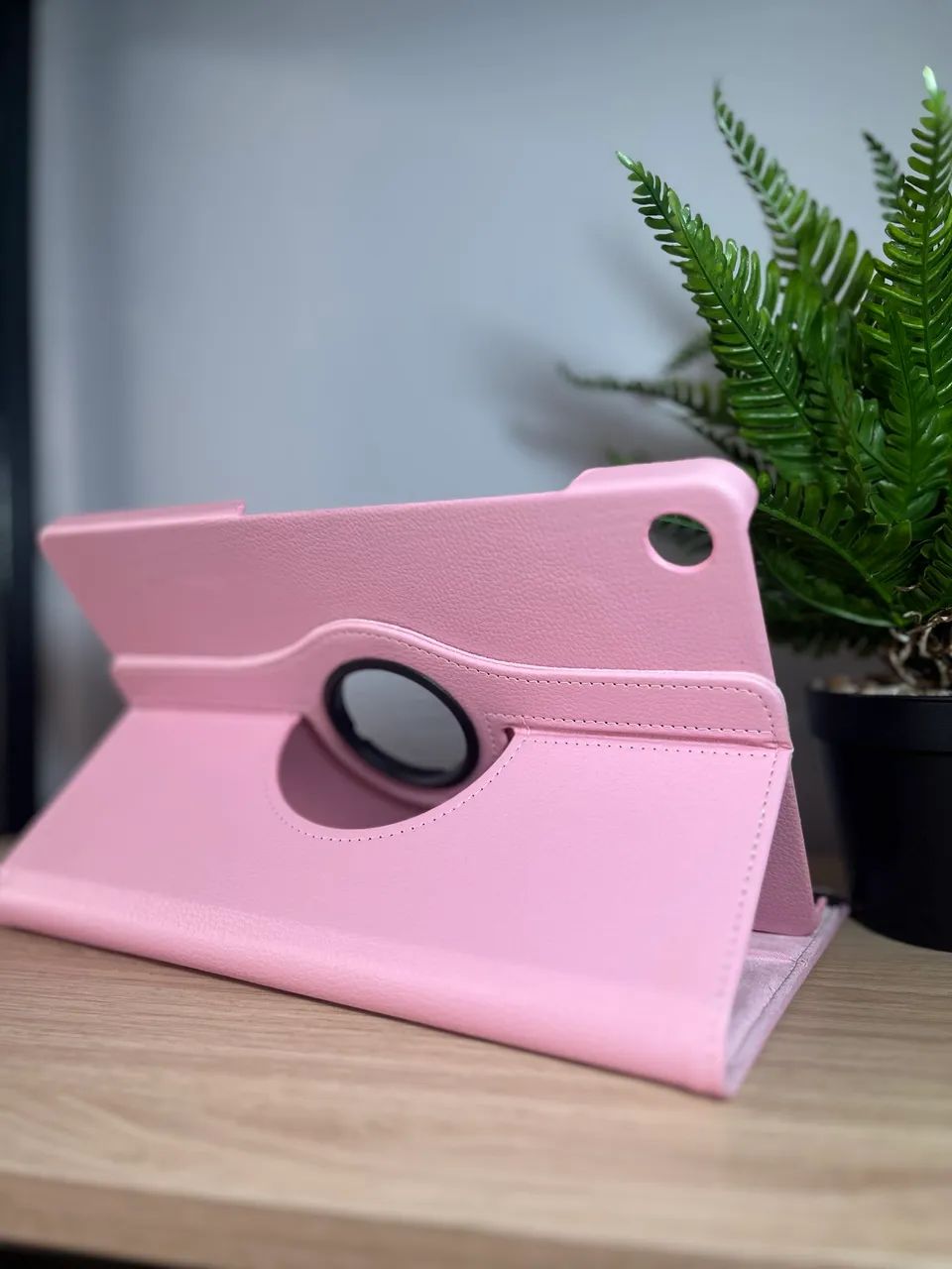 CAPA TABLET A9+ SAMSUNG COR ROSA - AJUSTÁVEL  - Foto 2