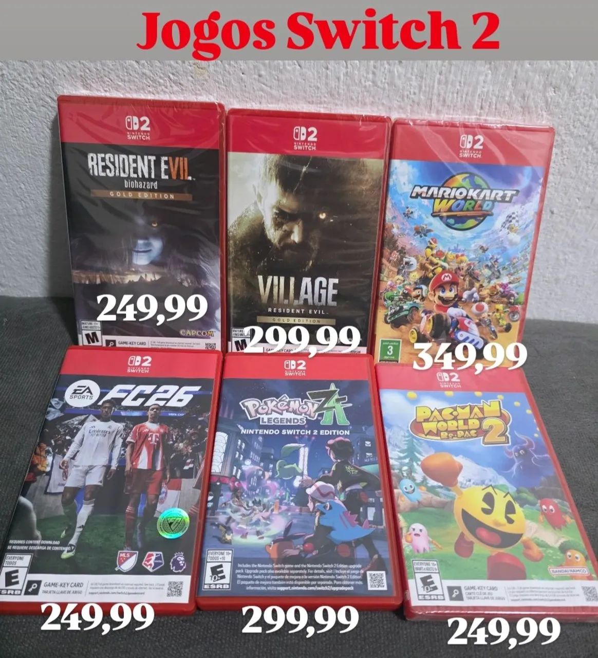 Jogos de Nintendo Switch 2