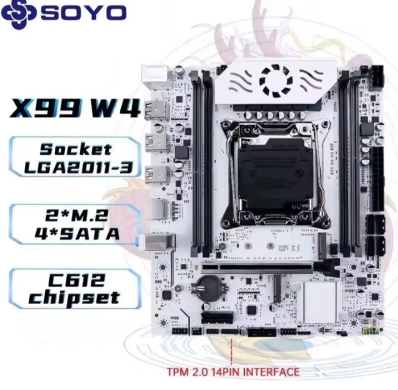 Placa Mãe Soyo X999 D4 V5 BSF Chipset 612 - Foto 2