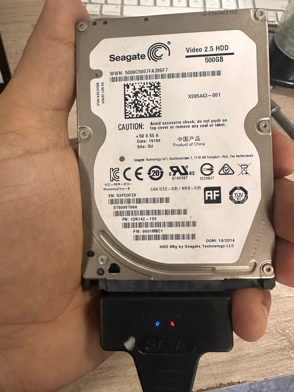 Hd 500gb 100% saúde 