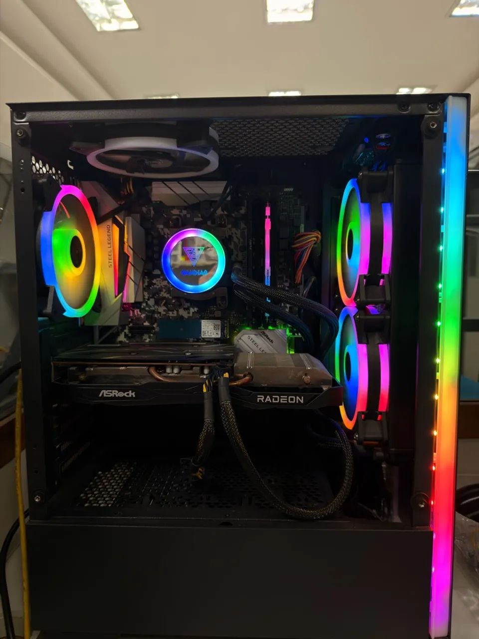 PC | Ryzen 5 3600 RX 6600 ASRock 16gb RAM  - Foto 2