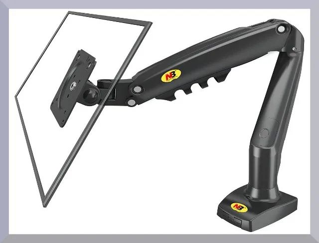 Suporte para monitor ajustável a gás para telas de 17 a 30 polegadas Pronta Entrega - Foto 2