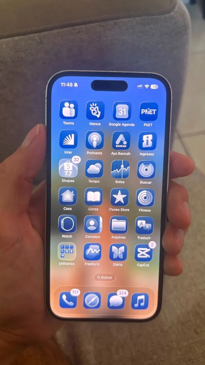iPhone 16 128GB Branco - Impecável + Com Nota Fiscal e Garantia Apple
