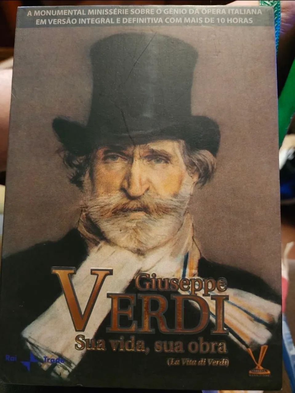 Box Dvd Verdi Sua Vida Sua Obra Versátil 4 DVDs 