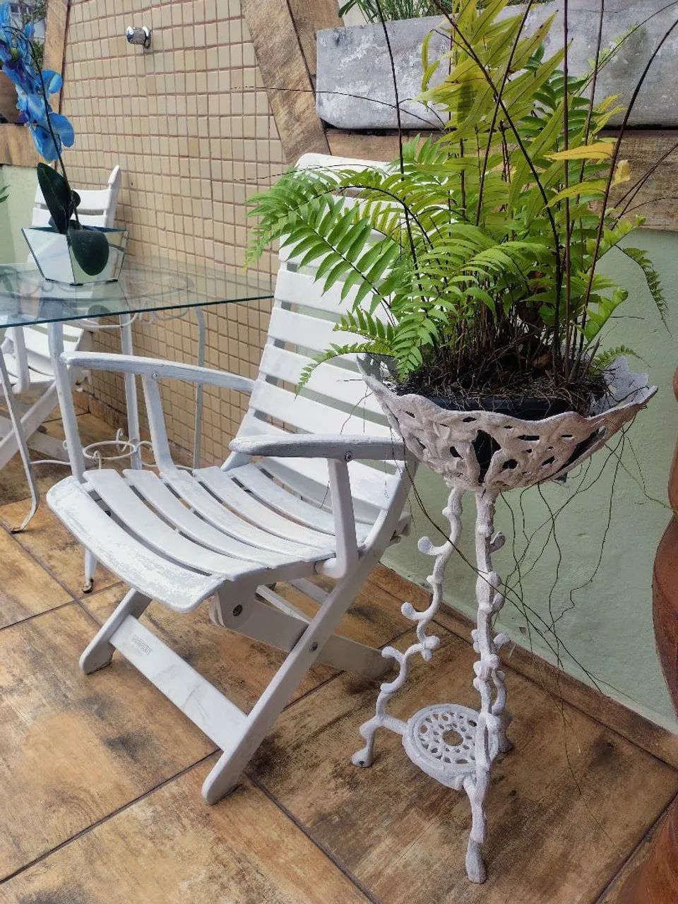 Conjunto cinco peças jardim ou varanda - Foto 4