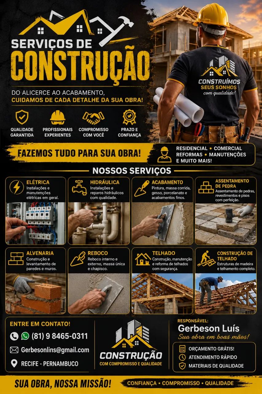 Serviços de construção 