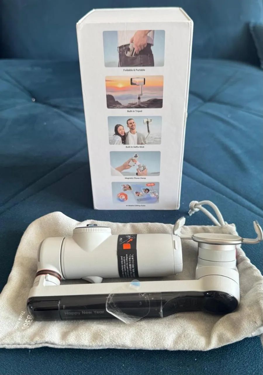 Gimbal Insta360 Flow Pro - Novo, na Caixa e com Plásticos!<br>Descrição: - Foto 4