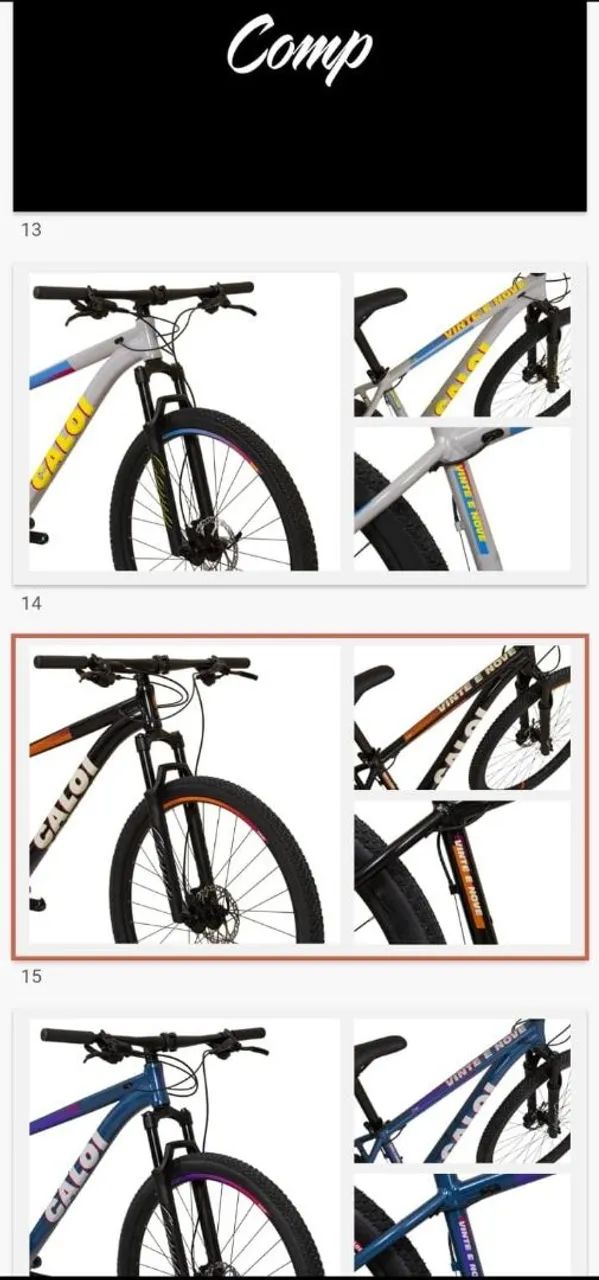 Bicicleta caloi vinte e nove aro 29  - Foto 2
