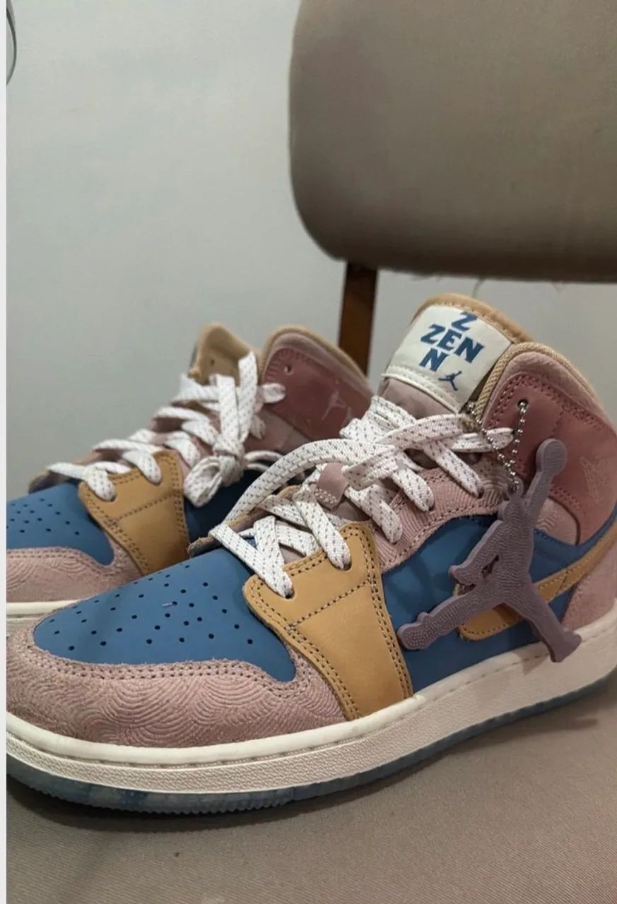 air jordan 1 mid gs zen - Foto 2