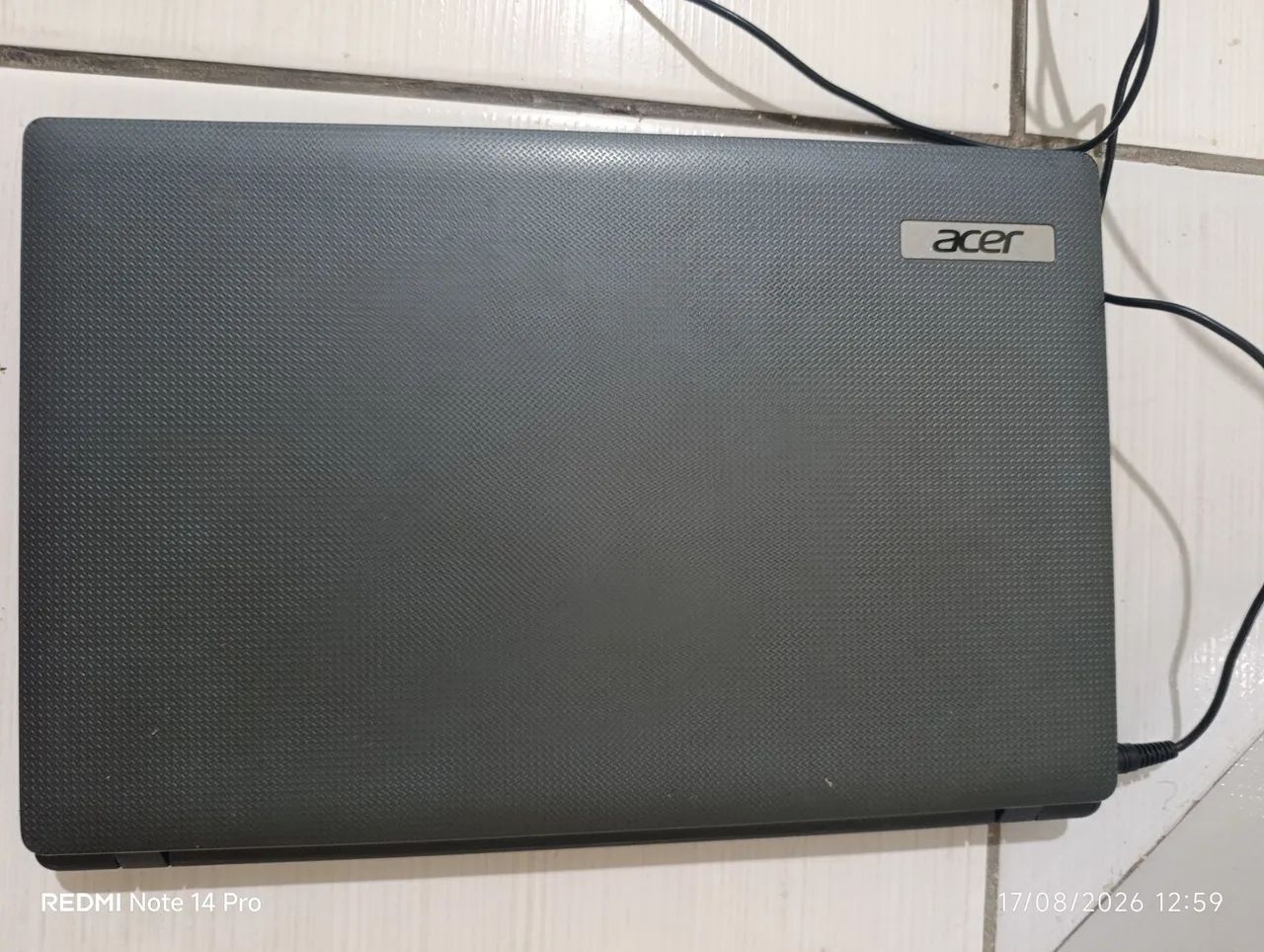 Notebook ACER 15" usado