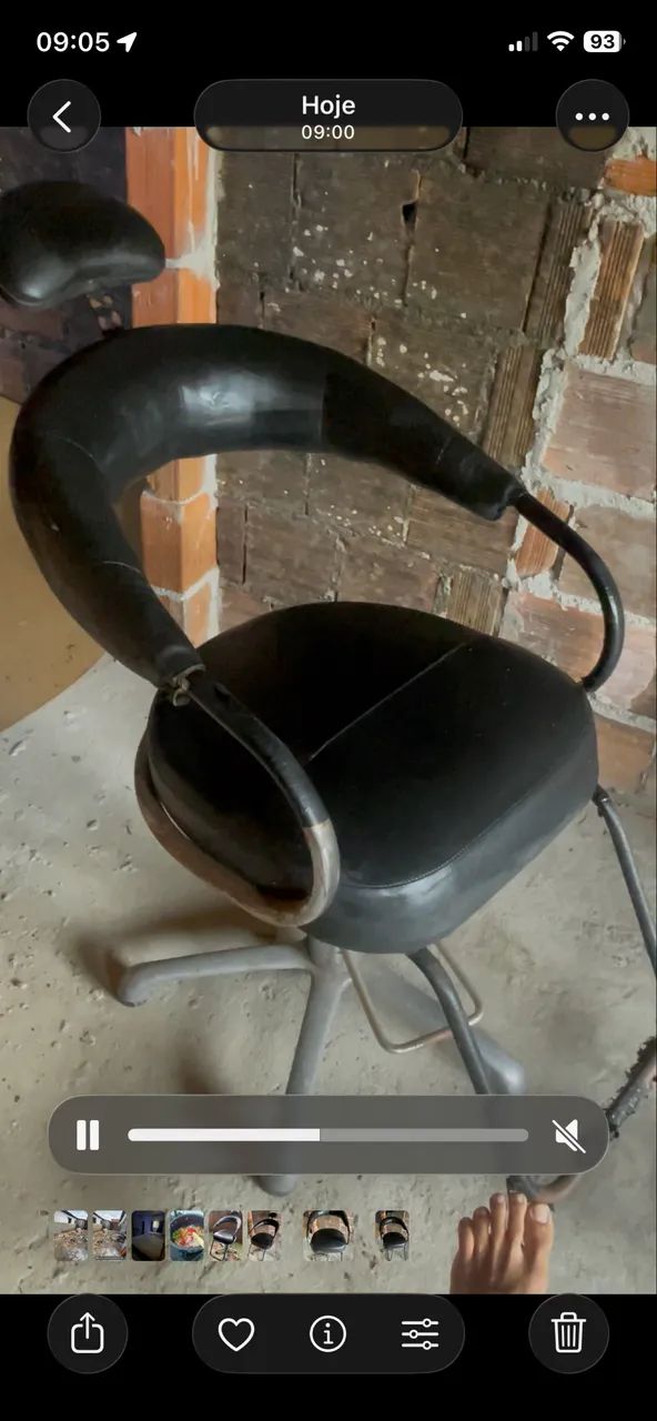 Cadeira de barbeiro 