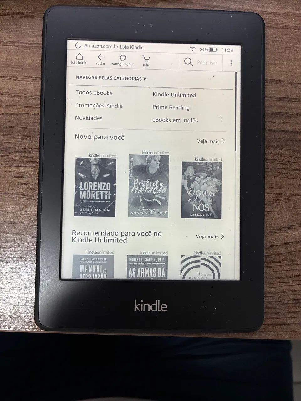 Kindle Paperwhite - a 6ª Geração do Kindle - Foto 4