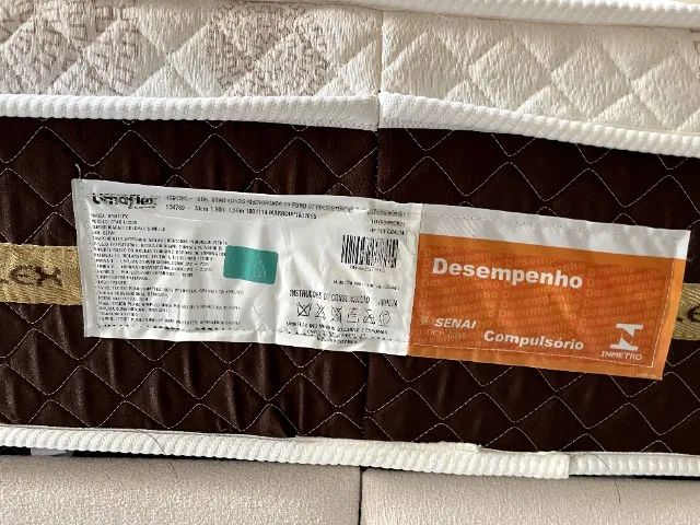 Cama Box Queen Size (Box + Colchão) Umaflex Mola  - Foto 3