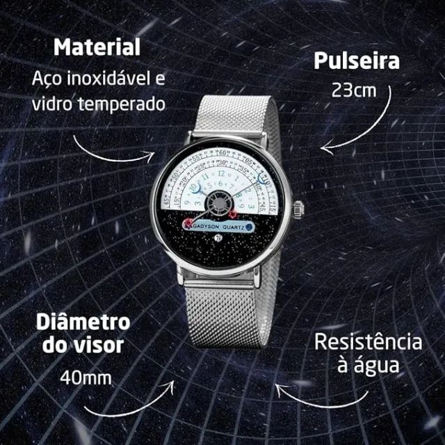 Relógio Cosmic Iron *oferta*